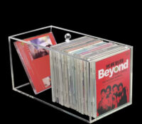 Caja acrílica personalizada para guardar discos compactos