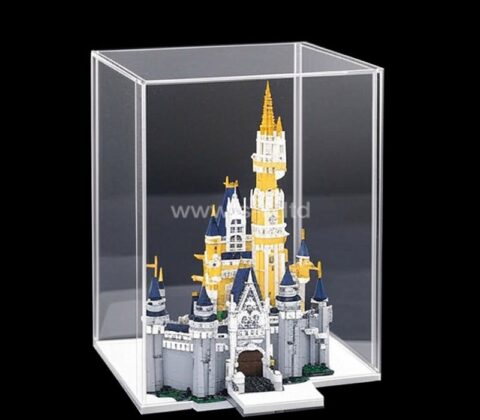 Custom acrylic dustproof model castle display box