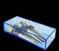 Vitrine pour pinceaux de maquillage en acrylique