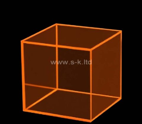 Kundenspezifische Aufbewahrungsbox aus Acryl für Hautpflegeprodukte
