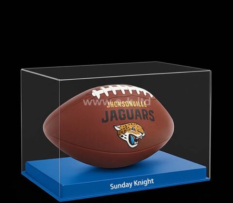 Présentoir de football acrylique personnalisé avec base