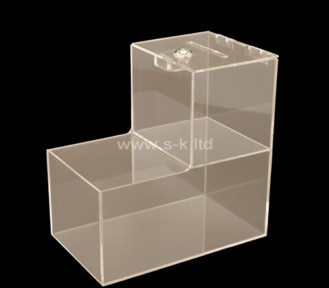 Individuelle Acryl 2 Schichten Spende Box