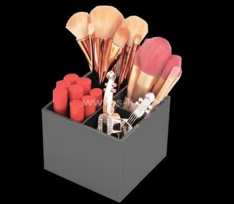 Porte-objets de beauté acrylique personnalisé à 4 compartiments