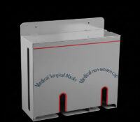 Dispensador de tapones de mascarillas médicas de pared acrílico personalizado