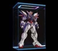 Custom acrylic action figures LED display case