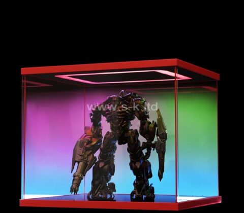 Custom acrylic Iron Warrior LED display box