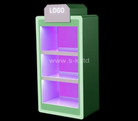Vitrine acrylique personnalisée à 3 niveaux pour le commerce de détail