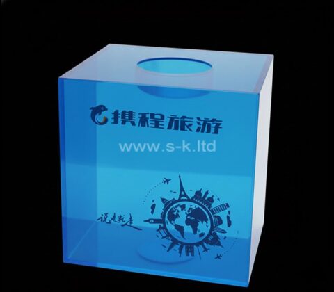 Individuell gestaltete Acryl-Giveaways-Tombola-Box