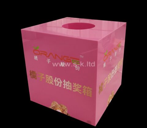 Kundenspezifische Acryl-Marketing-Displays Tombola-Box