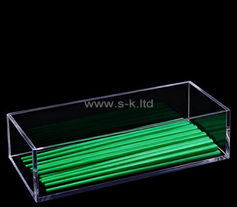 Coffret porte-baguettes en acrylique personnalisé pour table