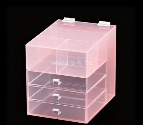 Boîte organisatrice à tiroirs pour cosmétiques en acrylique