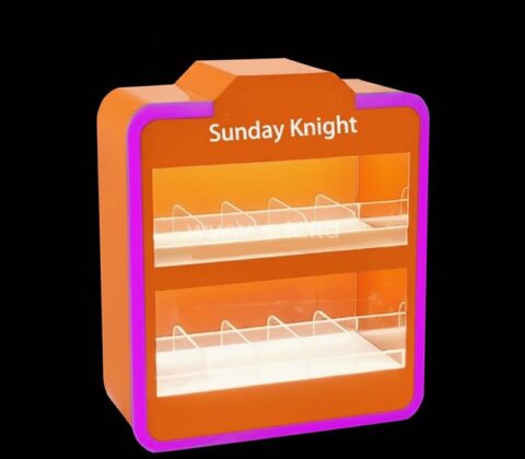 Custom acrylic retail presentations illuminated showcase