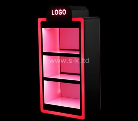 Custom acrylic exhibitions illuminated showcase