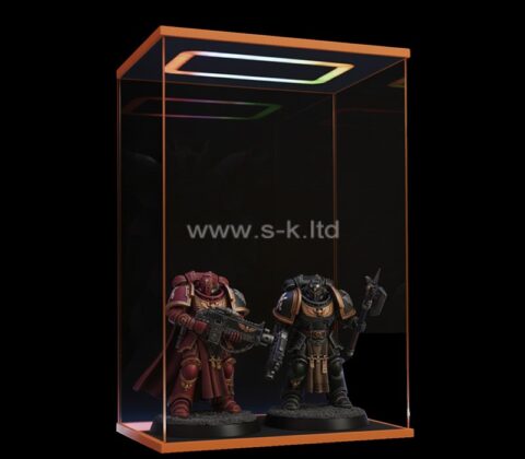Custom acrylic blood angels illuminated display case