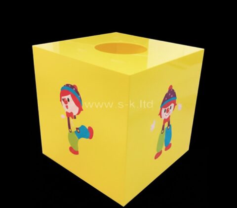 Boîte de tirage au sort en acrylique personnalisée pour promotions en magasin