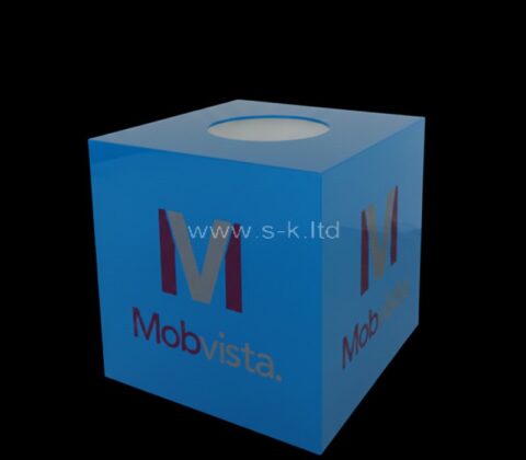 Boîte de tirage au sort personnalisée en acrylique pour événements commerciaux