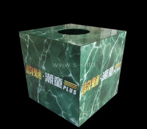 Boîte de tirage au sort personnalisée en acrylique pour événements marketing