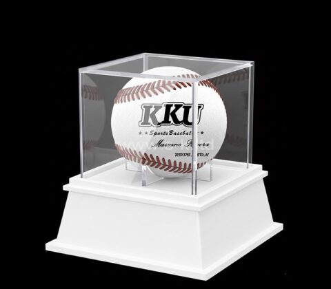 Caja expositora personalizada de acrílico para recuerdos de béisbol