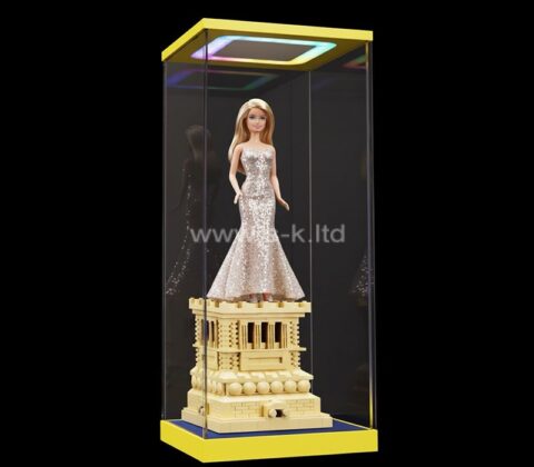 Custom acrylic luminous barbie doll showcase