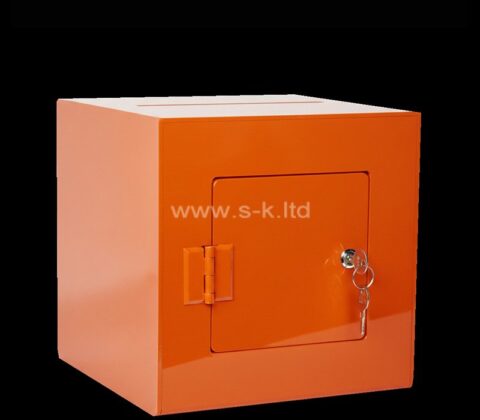 Boîte de collecte de bulletins de vote d'entreprise personnalisée en acrylique