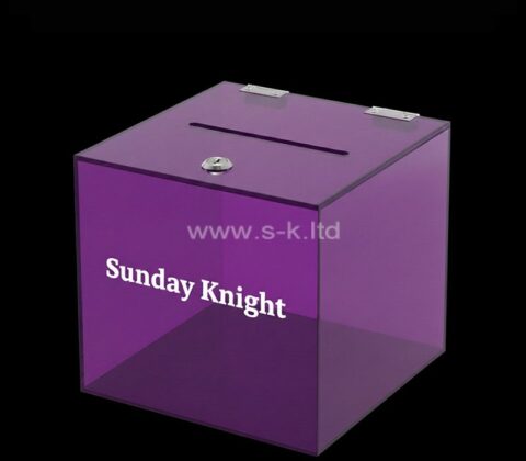 Boîte de collection de cartes de rétroaction en acrylique personnalisée