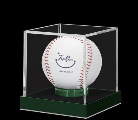 Vitrina acrílica personalizada para memorabilia de béisbol