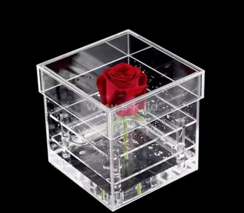 Individuelle Acrylblumen-Geschenkbox