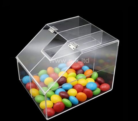Kundenspezifische Acryl-Süßigkeiten-Box für Supermarkt