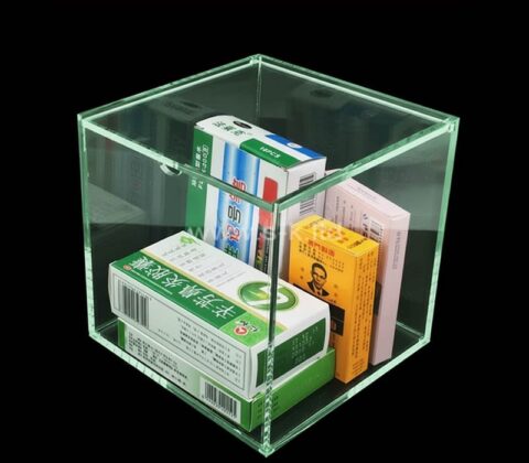 Boîte de rangement pour médicaments en acrylique personnalisée