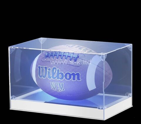 Présentoir acrylique personnalisé pour ballon de football à diodes électroluminescentes