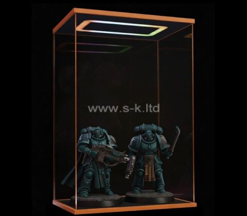 Custom acrylic illuminated Strife Sons of Horus showcase