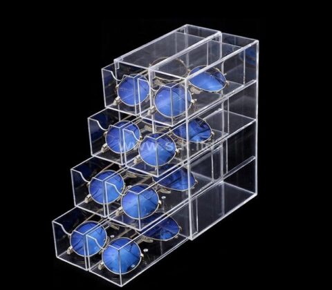 Cajonera acrílica a medida para gafas de sol