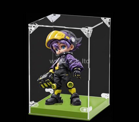 Custom plexiglass figures model memorabilia storage box