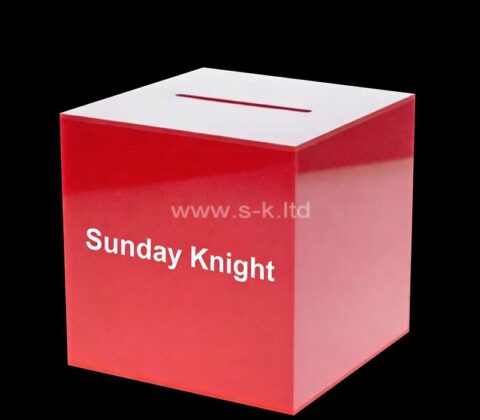 Boîte de collecte électorale en acrylique personnalisée