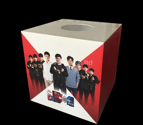 Boîte de tirage acrylique personnalisée pour événements d'entreprise