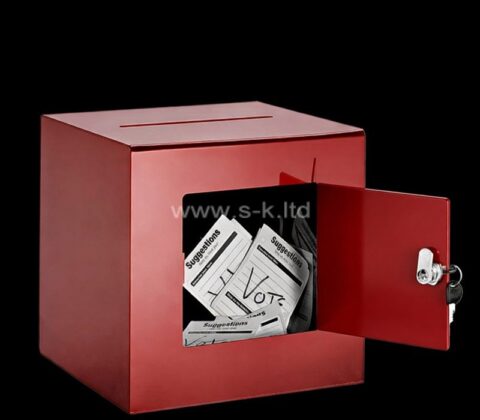 Boîte à suggestions pour bulletins de vote en acrylique