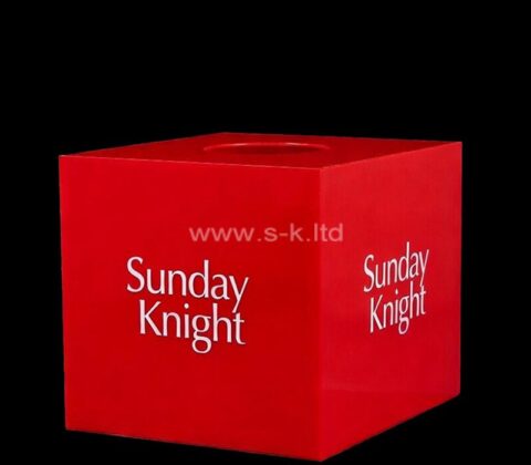 Individuell gestalteter Acrylkoffer für Tombola-Spiele