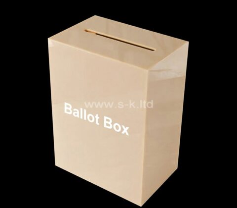 Individuelle Plexiglas-Sammelbox für Stimmzettel