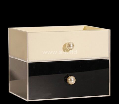 Benutzerdefinierte Acryl luxuriöse Make-up Schublade Veranstalter