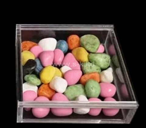 Custom acrylic gift stones collection box