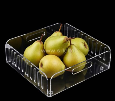 Custom acrylic home service fruit tray