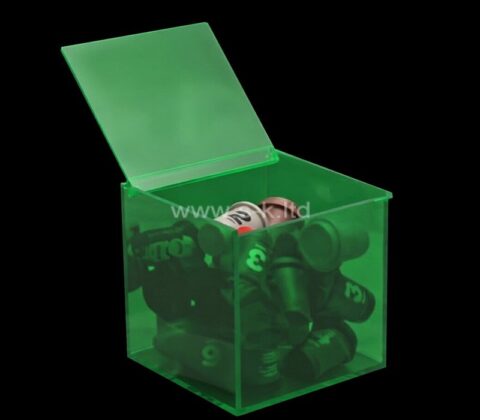 Custom plexiglass coffee pod box with lid