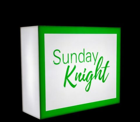 Individueller Acryl-Wand-Lichtkasten für Außenwerbung