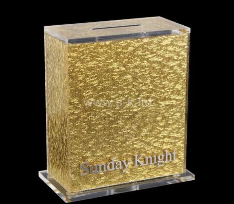 Individuelle Plexiglas-Spendenbox für wohltätige Zwecke