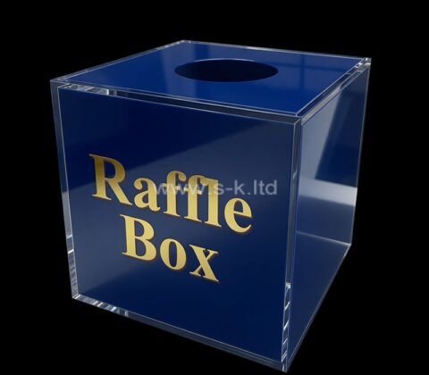 Scatola per gioco della lotteria in plexiglass personalizzata