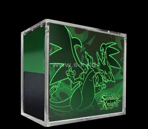 Caja acrílica personalizada para entrenadores de élite con tapa magnética