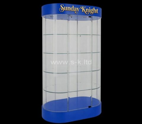 Vitrina ovalada acrílica a medida