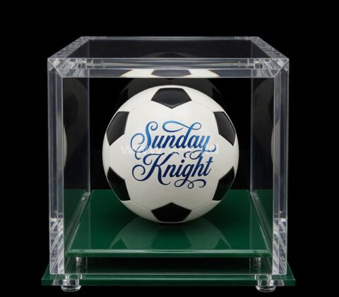 Custom acrylic collectible football display box