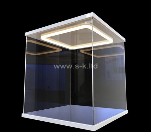 Boîte d'affichage LED acrylique personnalisée pour magasin de détail