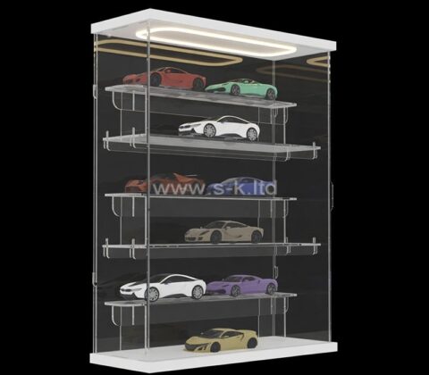 Vitrine d'affichage LED à plusieurs niveaux en acrylique sur mesure